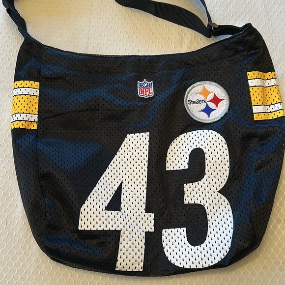 NFL Pittsburgh Steelers Jersey Tote Troy Polamalu #43 - Picture 8 of 8
